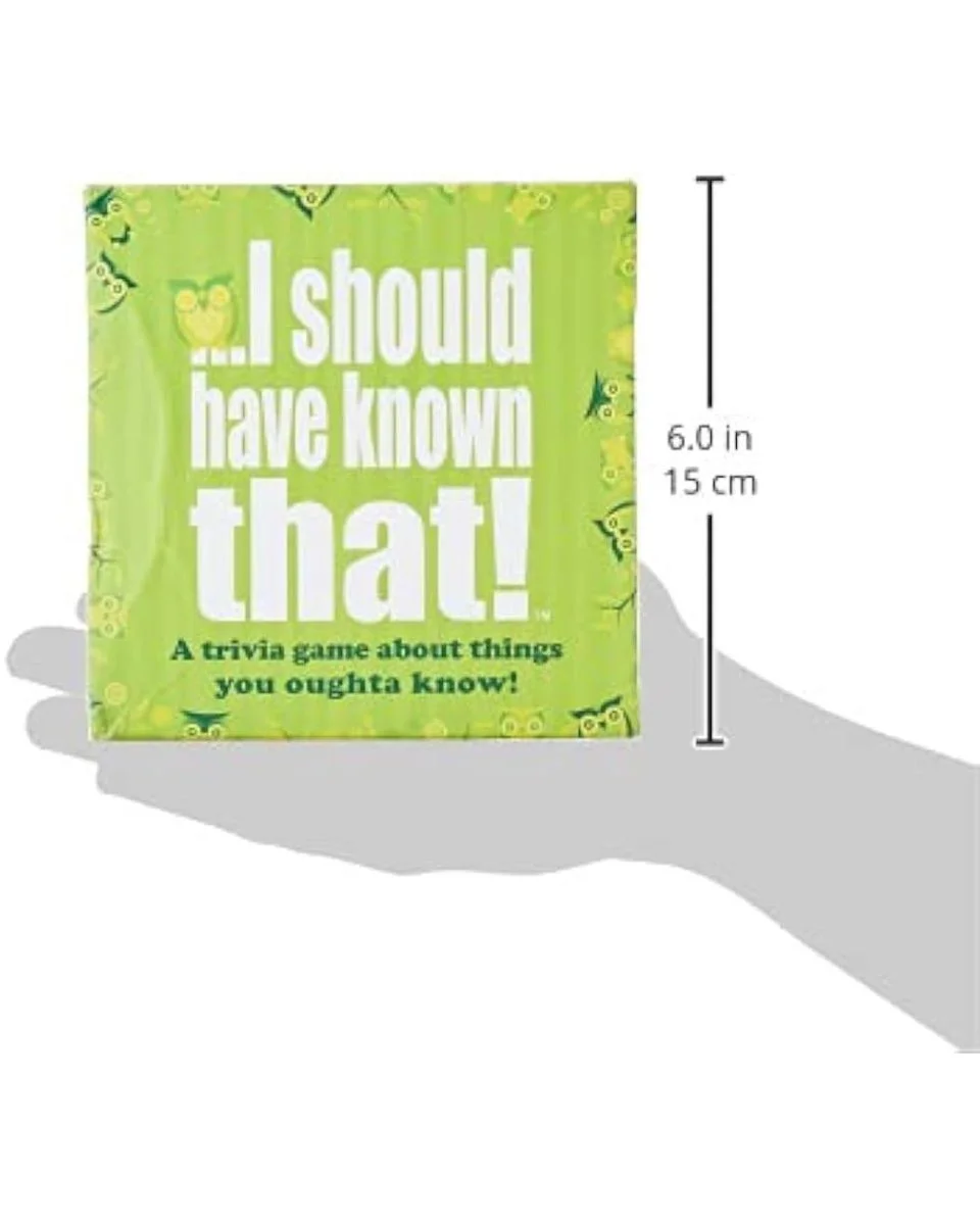 I Should’ve Known That! 1