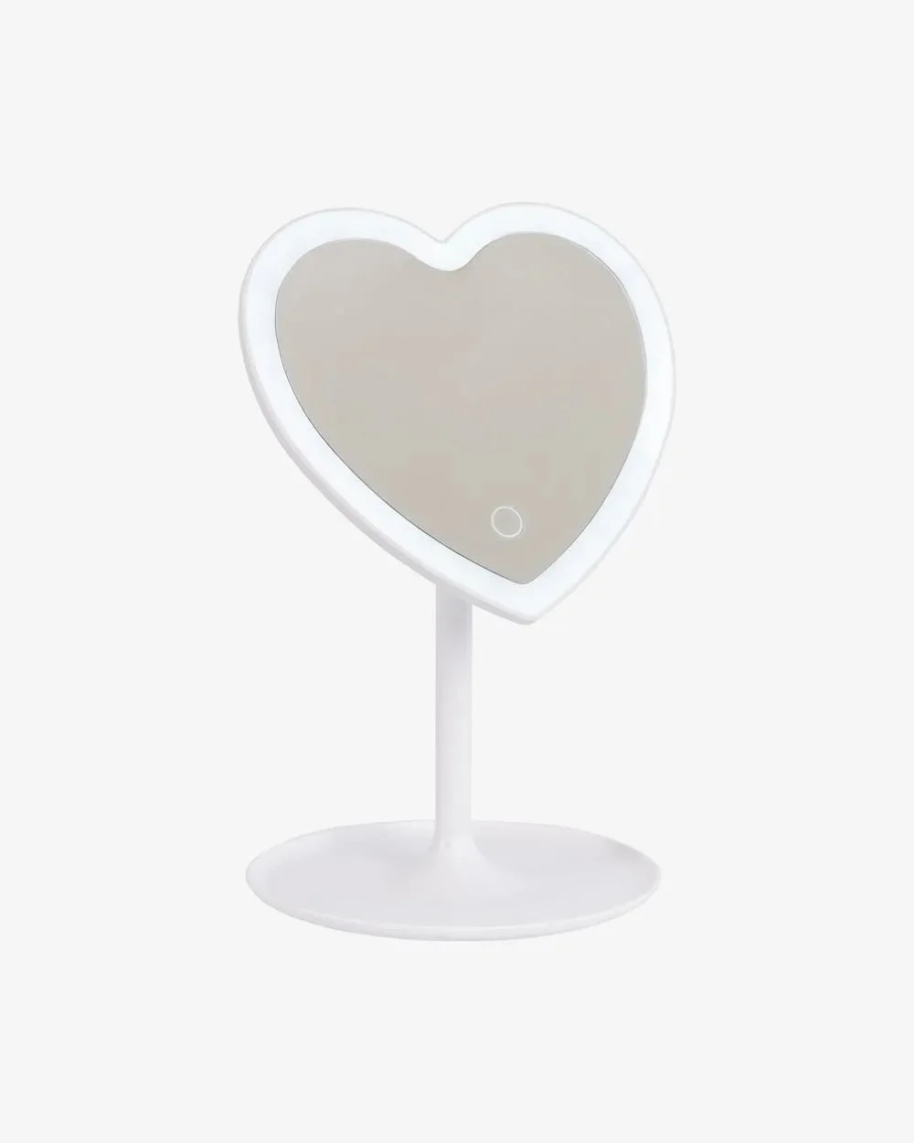 Heart-shaped LED Mirror 1
